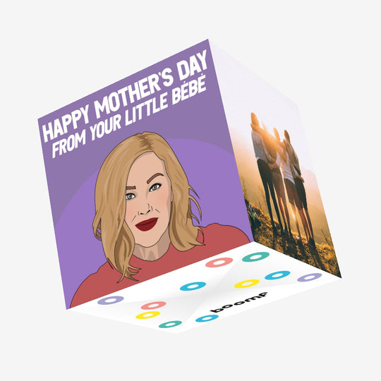 From Your Little Bebe Mother's Day Confetti-exploding Greetings Card