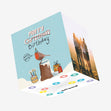 Merry December Birthday Confetti-exploding Greetings Card
