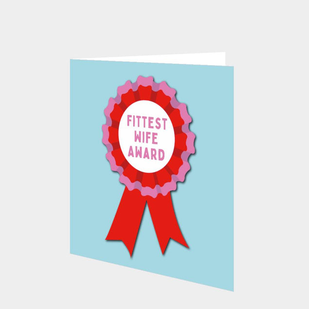 Fittest Wife Award Card