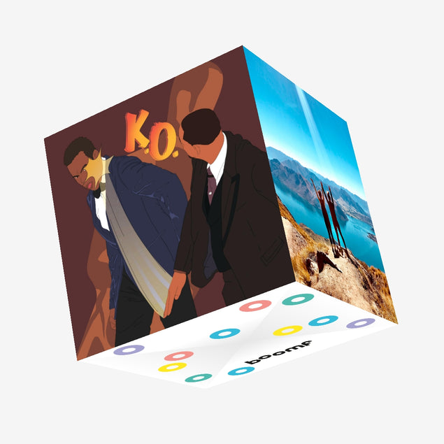 K.O. Confetti-exploding Greetings Card