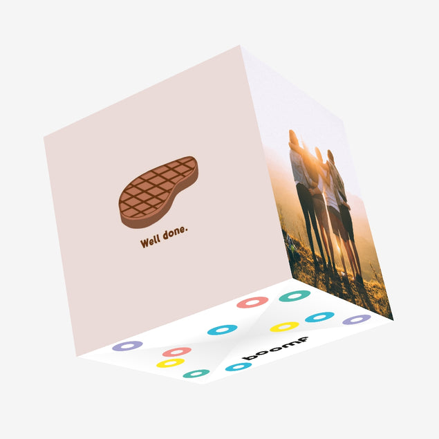 Well Done Steak Confetti-exploding Greetings Card