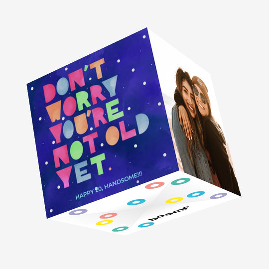 You're Not Old Yet 20th Birthday Confetti-exploding Greetings Card