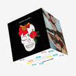 Festive As F*ck Decorated Skull Christmas Confetti-exploding Greetings Card