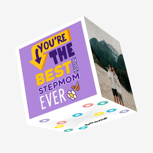 Happy Mother's Day The Best Stepmom Ever Confetti-exploding Greetings Card
