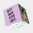 Best Mum Ever Bomb 3D Cube Card