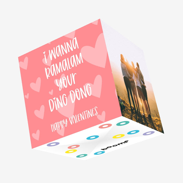 I Wanna Ramalam Your Ding Dong Confetti-exploding Greetings Card