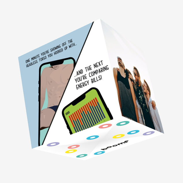 One Minute Birthday Confetti-exploding Greetings Card