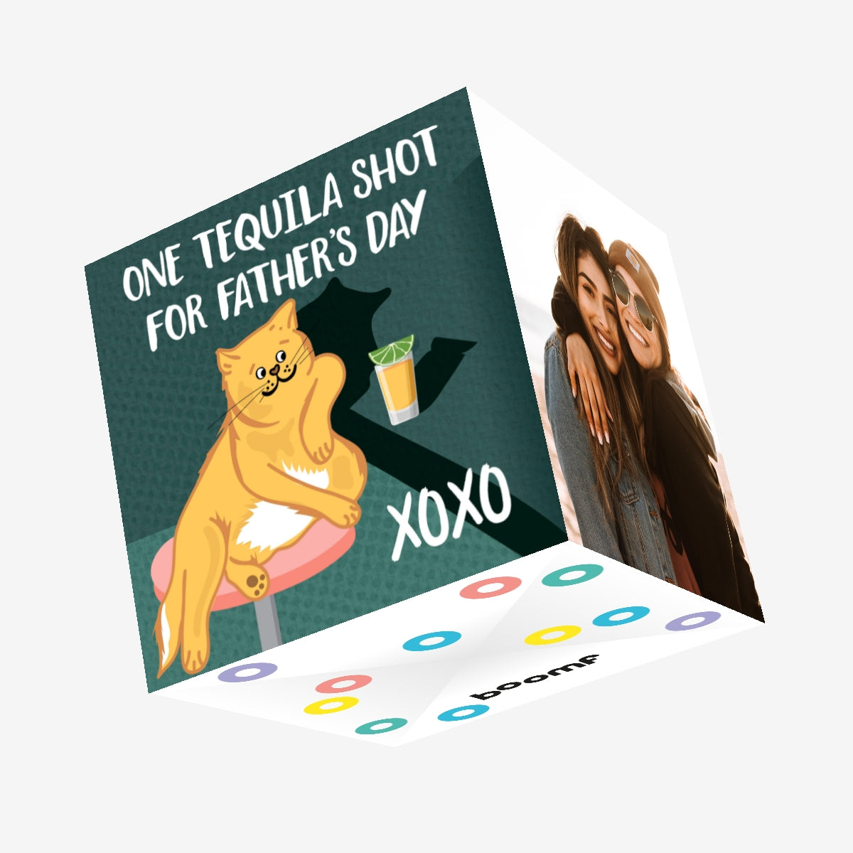 Father's Day Tequila Shot Confetti-exploding Greetings Card – Boomf