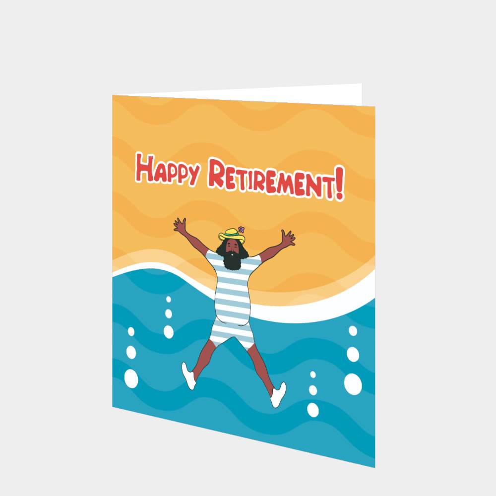 Happy Retirement Funny Man Card – Boomf