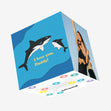 I Love You Daddy Sharks Confetti-exploding Greetings Card