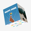 Happy Pride Heart Confetti-exploding Greetings Card