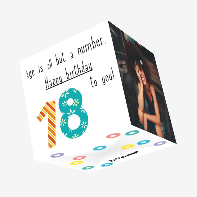 Happy 18th Birthday To You! Confetti-exploding Greetings Card