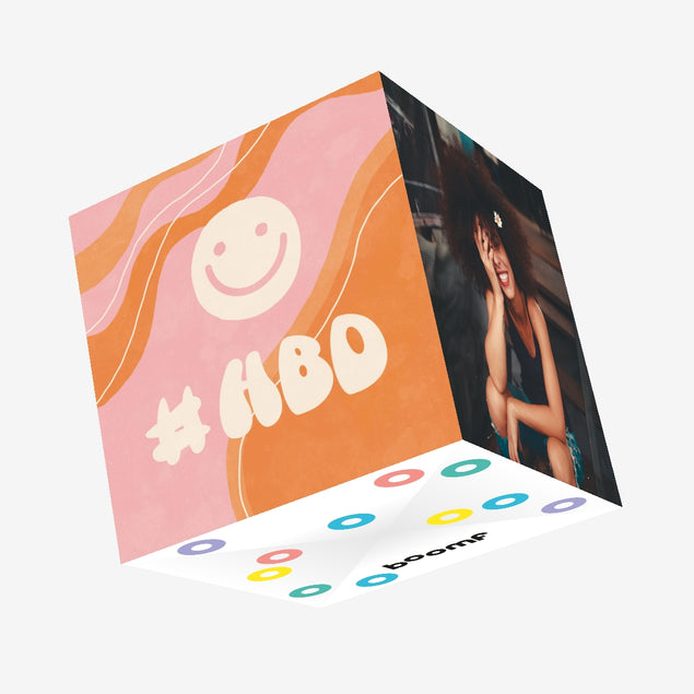 #HBD Confetti-exploding Greetings Card