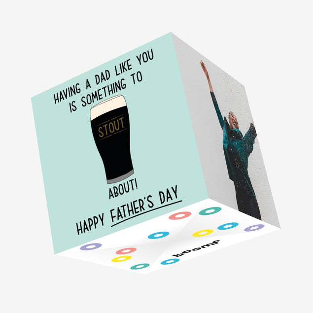 Something To Stout About Father's Day Confetti-exploding Greetings Card