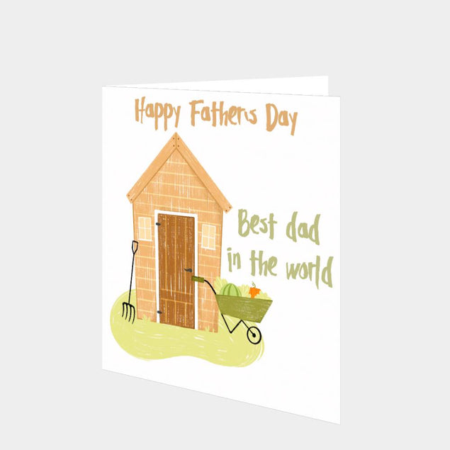 Best Dad In The World Shed Card