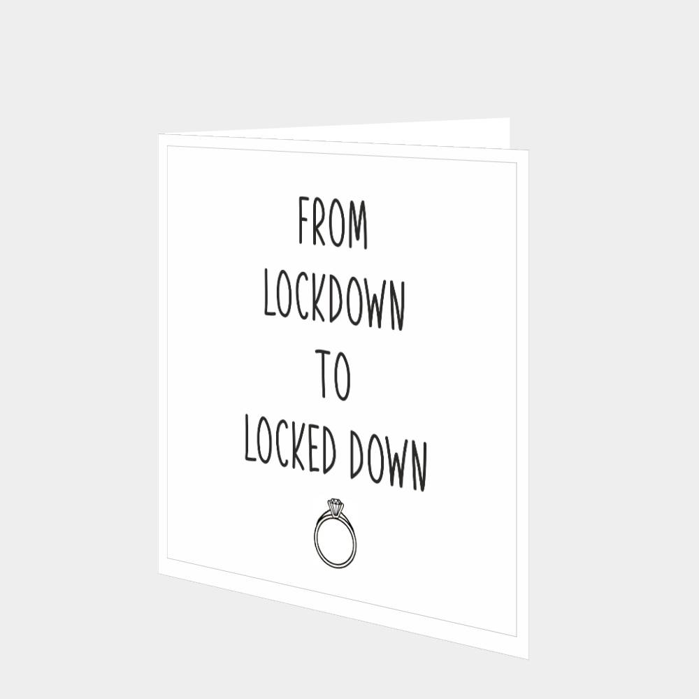 From Lockdown To Locked Down Card – Boomf