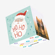 Ho Ho Ho Santa Christmas Confetti-exploding Greetings Card