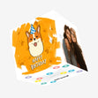 Cute Corgi Happy Birthday Confetti-exploding Greetings Card