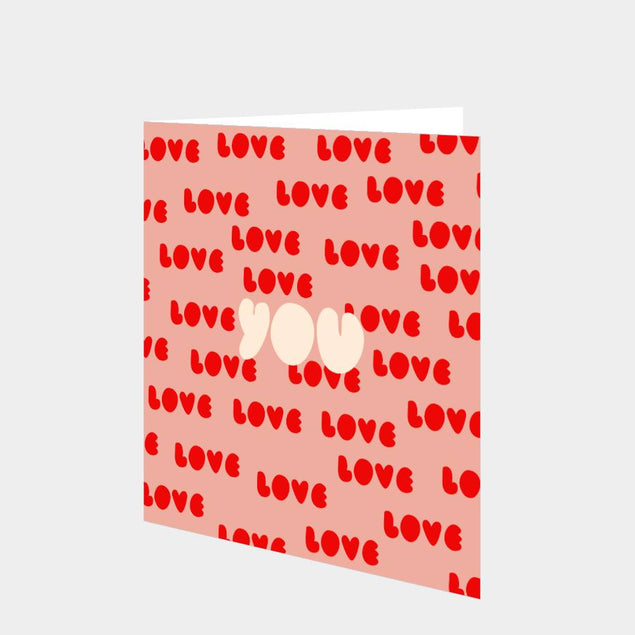 Love Love You Card