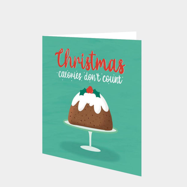 Christmas Calories Don't Count Card