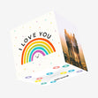 I Love You Rainbow Confetti-exploding Greetings Card
