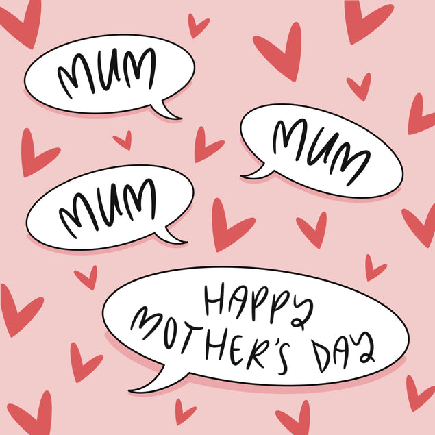 Mum MumMum Bomb 3D Cube Card