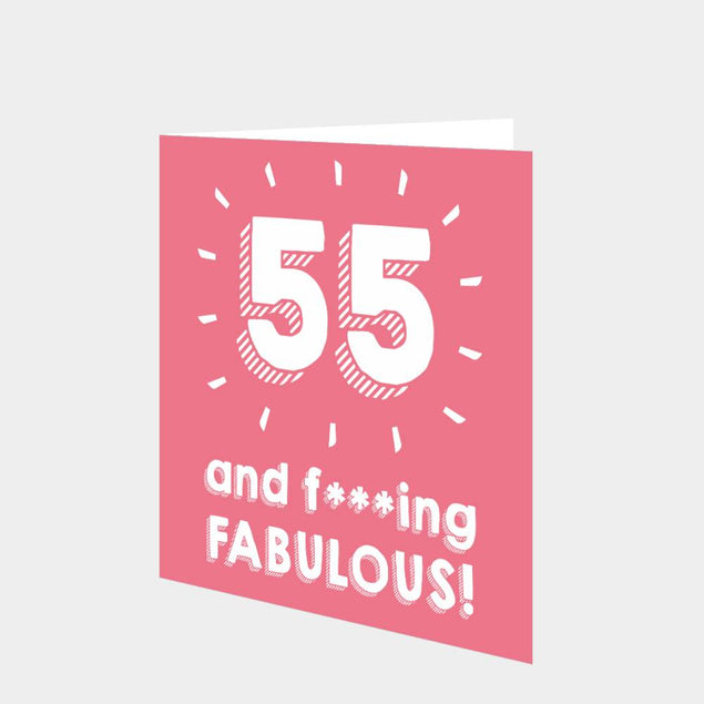55 and Fabulous Card