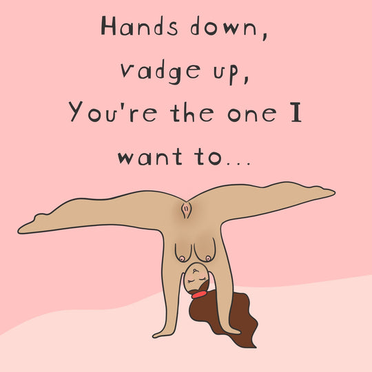 You're The One I Want To... Card