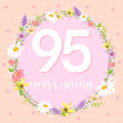 95 Years Young Card