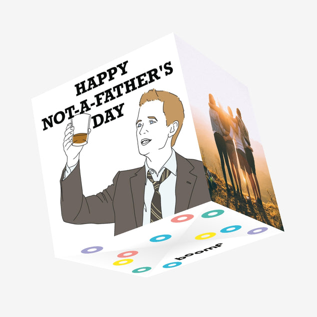 Happy Not-A-Father's Day Confetti-exploding Greetings Card