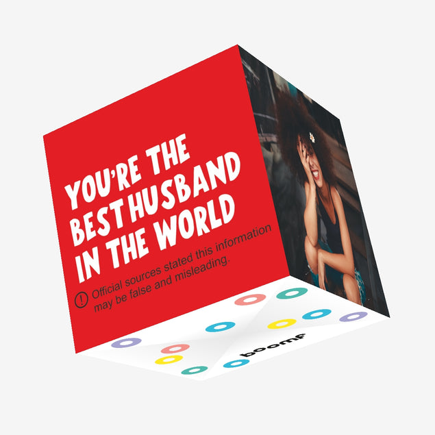 You're The Best Husband In The World Confetti-exploding Greetings Card
