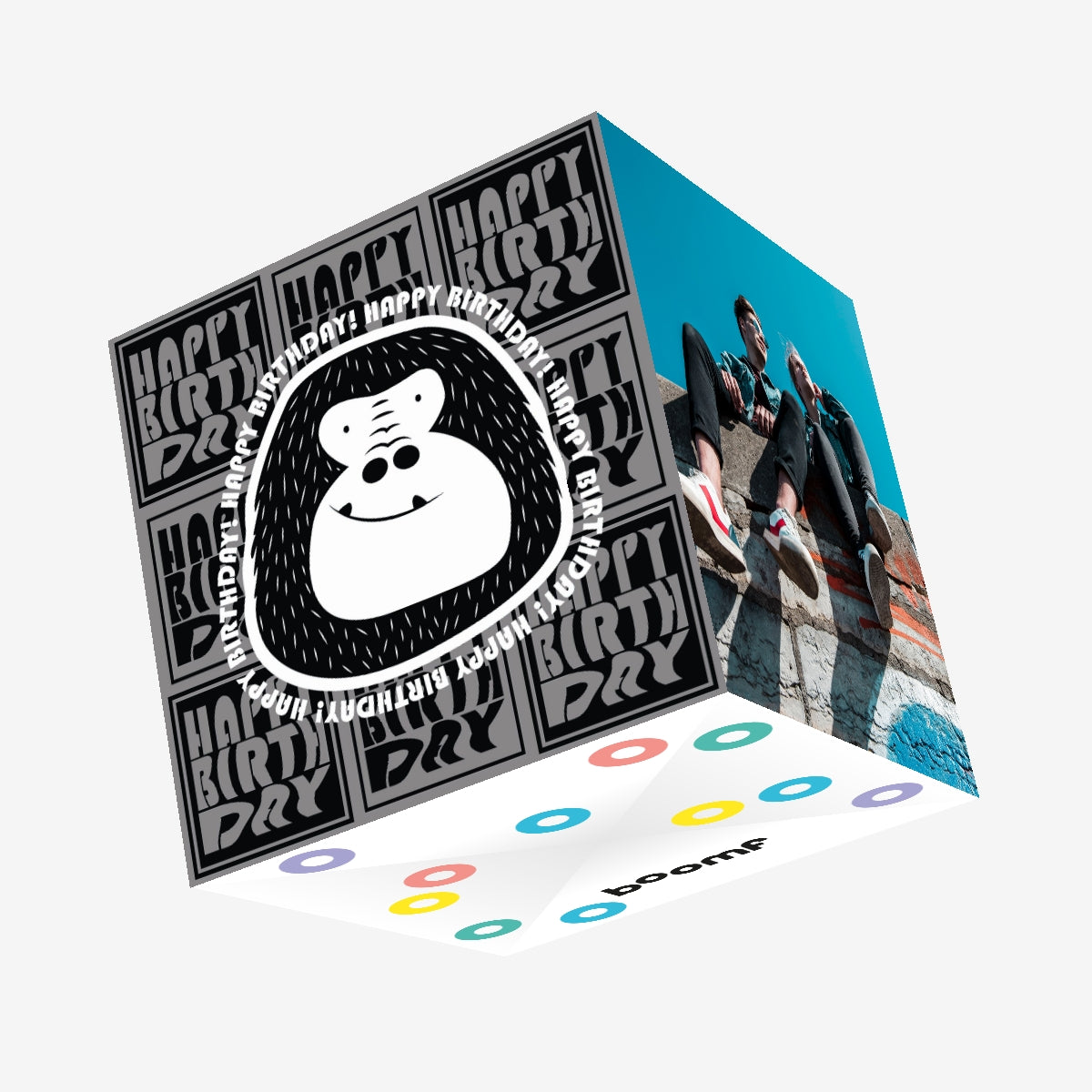 Gorilla Birthday Confetti-exploding Greetings Card – Boomf