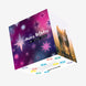 Happy Birthday Purple Stars Confetti-exploding Greetings Card