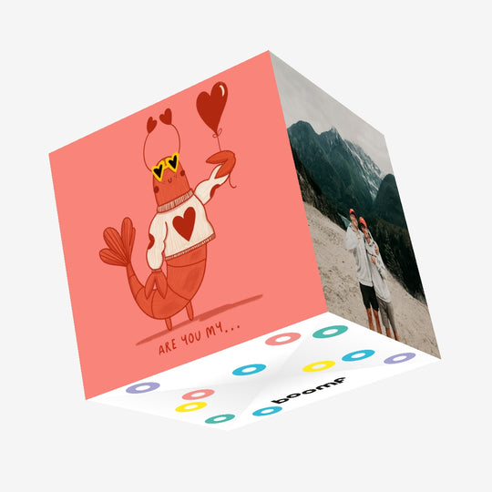 Are You My Valentine's Confetti-exploding Greetings Card