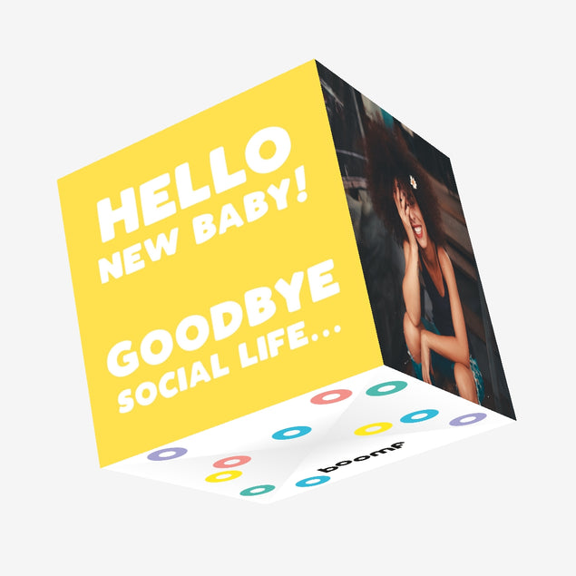 Goodbye Social Life Confetti-exploding Greetings Card