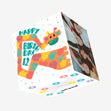 Happy 12th Birthday Giraffe Confetti-exploding Greetings Card