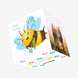 Happy Birthday Cute Bee Confetti-exploding Greetings Card