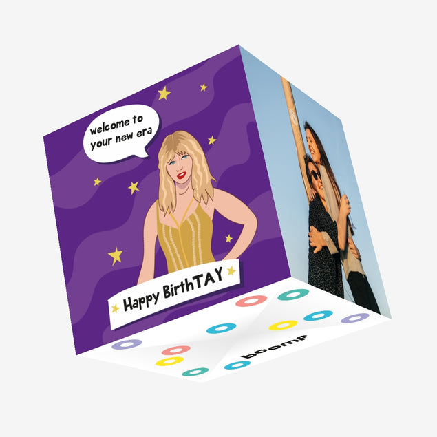Welcome To Your New Era Birthday Confetti-exploding Greetings Card