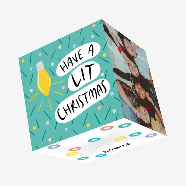 Have a Lit Christmas Confetti-exploding Greetings Card – Boomf