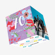 70 And Bloomin' Lovely Birthday Confetti-exploding Greetings Card