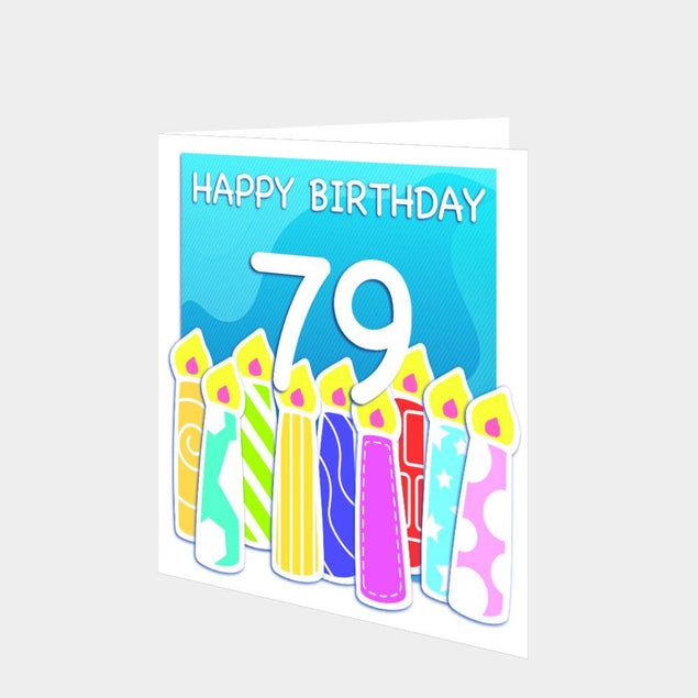 Happy 79th Birthday Card – Boomf