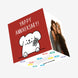 Cute Doggo Yappy Anniversary Confetti-exploding Greetings Card