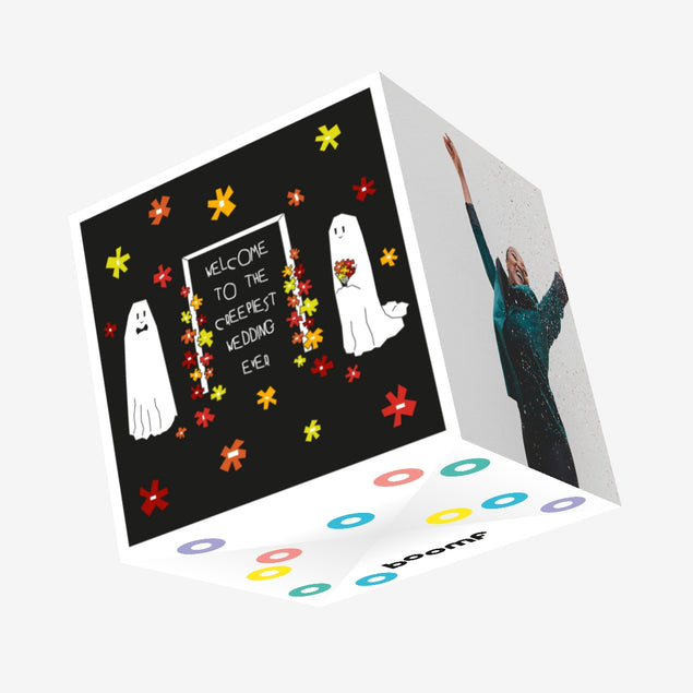 Welcome To The Creepiest Wedding Ever Invitation Confetti-exploding Greetings Card