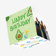 Funky Avocados Birthday Confetti-exploding Greetings Card