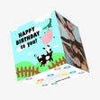 Happy Birthday To You Farm Animals Confetti-exploding Greetings Card