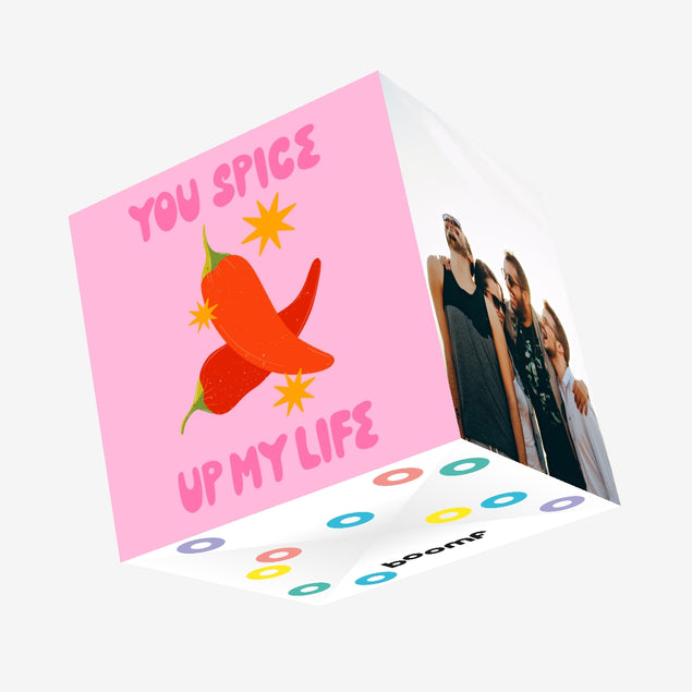 You Spice Up My Life Love Confetti-exploding Greetings Card