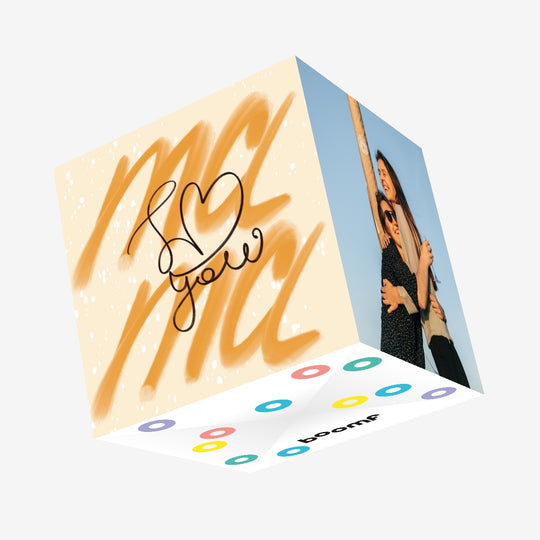 I Love You Mama Confetti-exploding Greetings Card