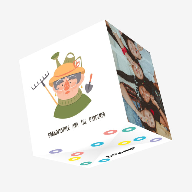 Aka The Gardener Confetti-exploding Greetings Card