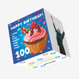Happy 100th Birthday Cupcake Confetti-exploding Greetings Card