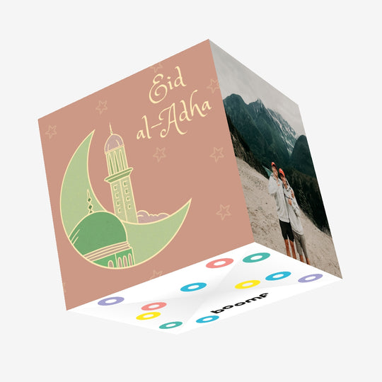 Eid al-Adha Confetti-exploding Greetings Card